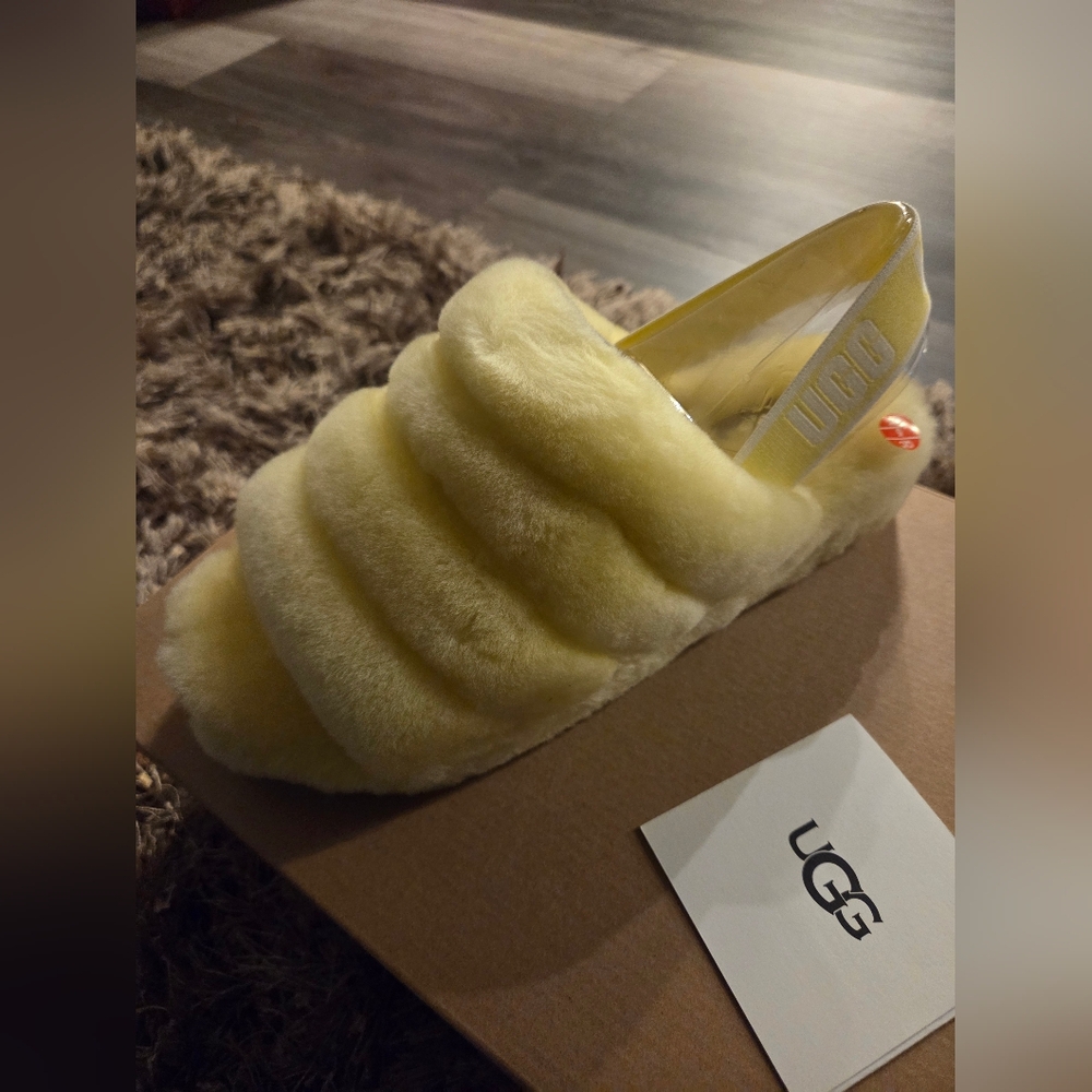UGG Fluff Yeah Slide Neon